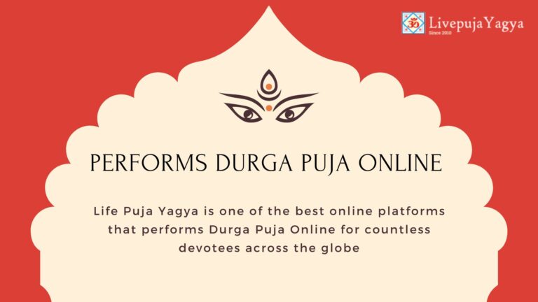 Performs Durga Puja Online