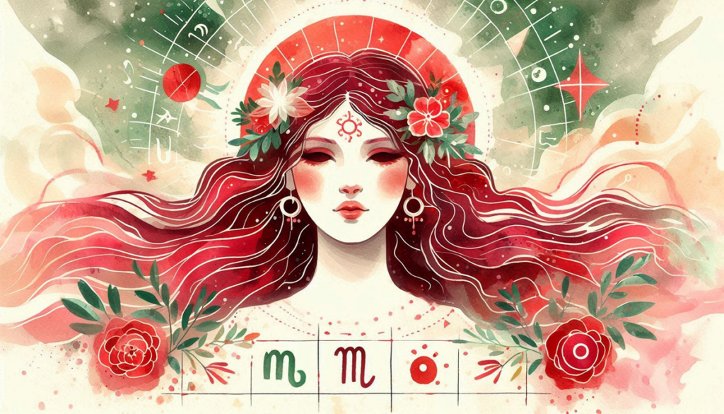 Virgo yearly horoscope 2025 for Astrological chart with Virgo symbol and elements of success