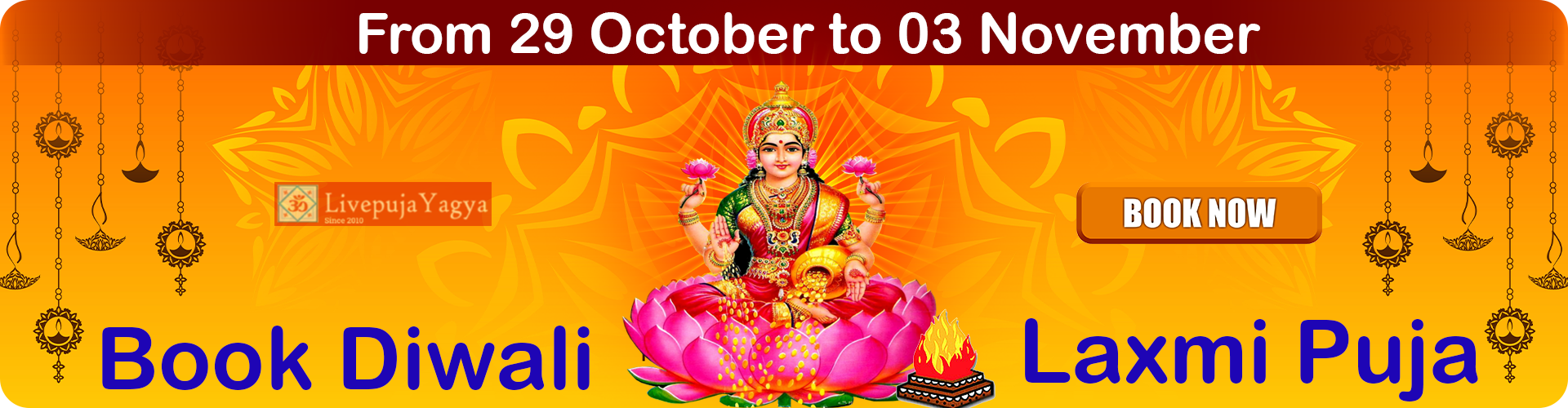 Diwali 2024 Lakshmi Pujan Online