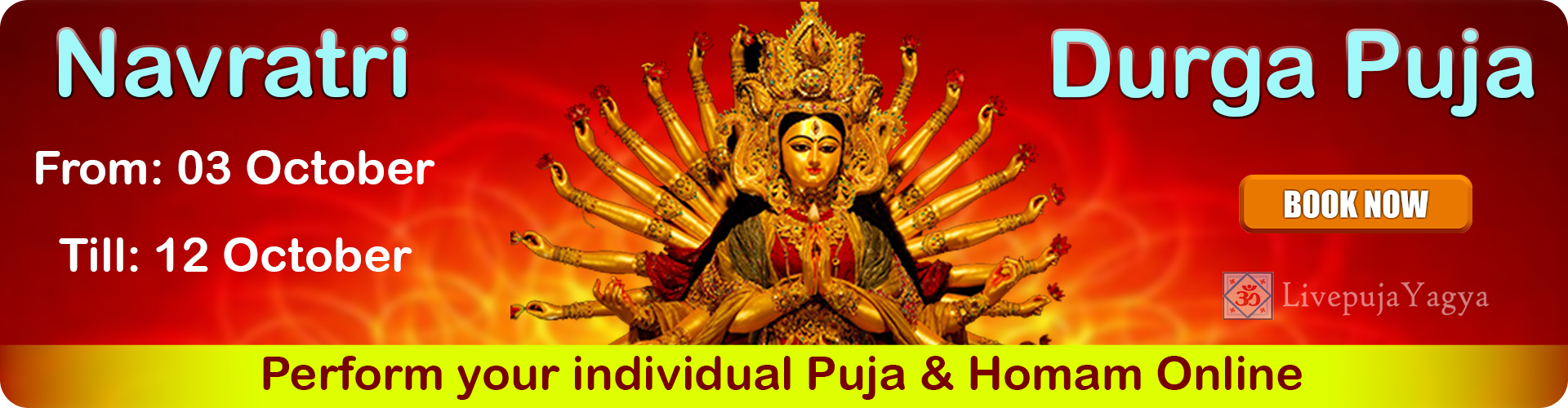 Book Navratri 2024 Online Durga Puja