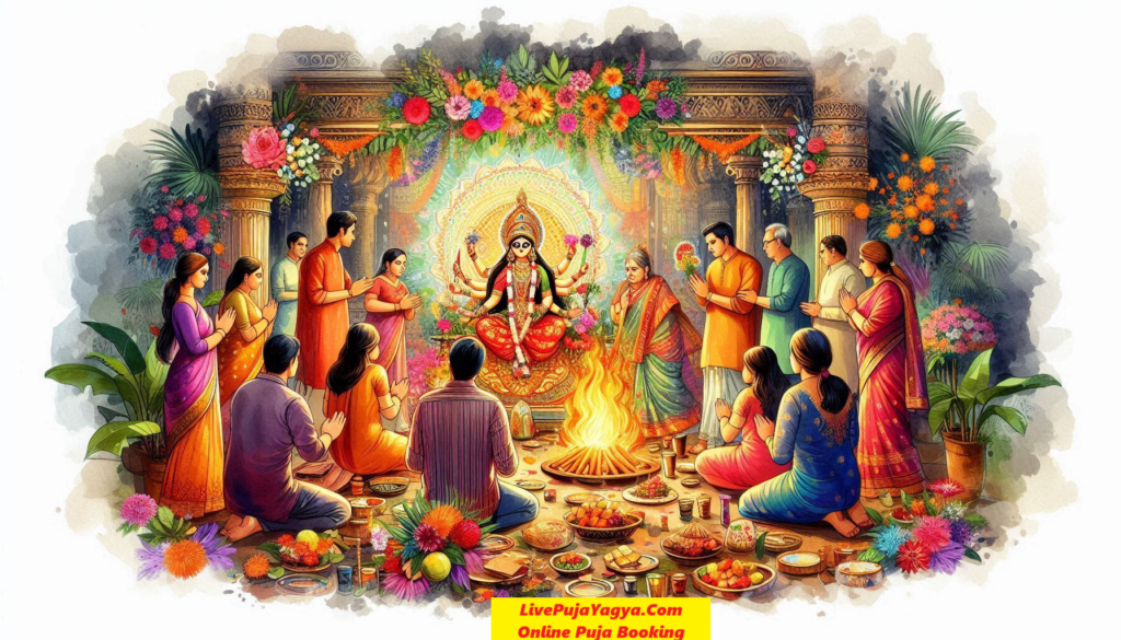 Navratri maha ashtami puja