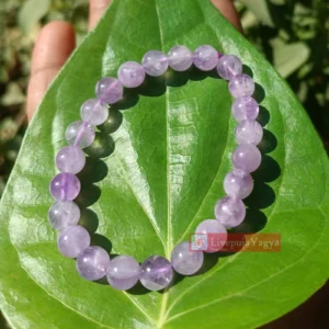 Natural Amethyst Bracelet – Handmade & Certified Healing Stone for Stress & Spiritual Balance