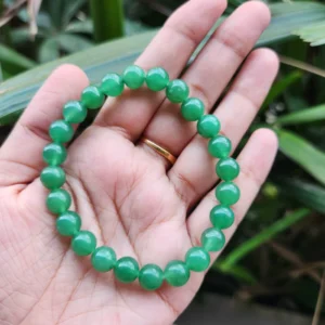 Certified Green Aventurine Bracelet – Natural Healing Stone for Prosperity & Luck