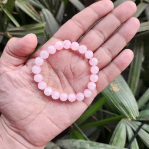 Rose Quartz Bracelet – Natural, Energized & Ideal for Love & Emotional Healing