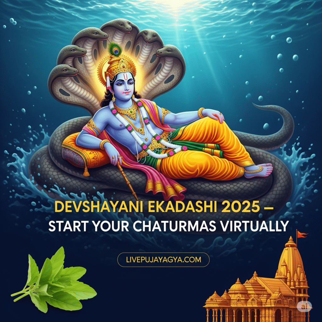 Devshayani Ekadashi 2025: Online Vishnu Puja for Chaturmas
