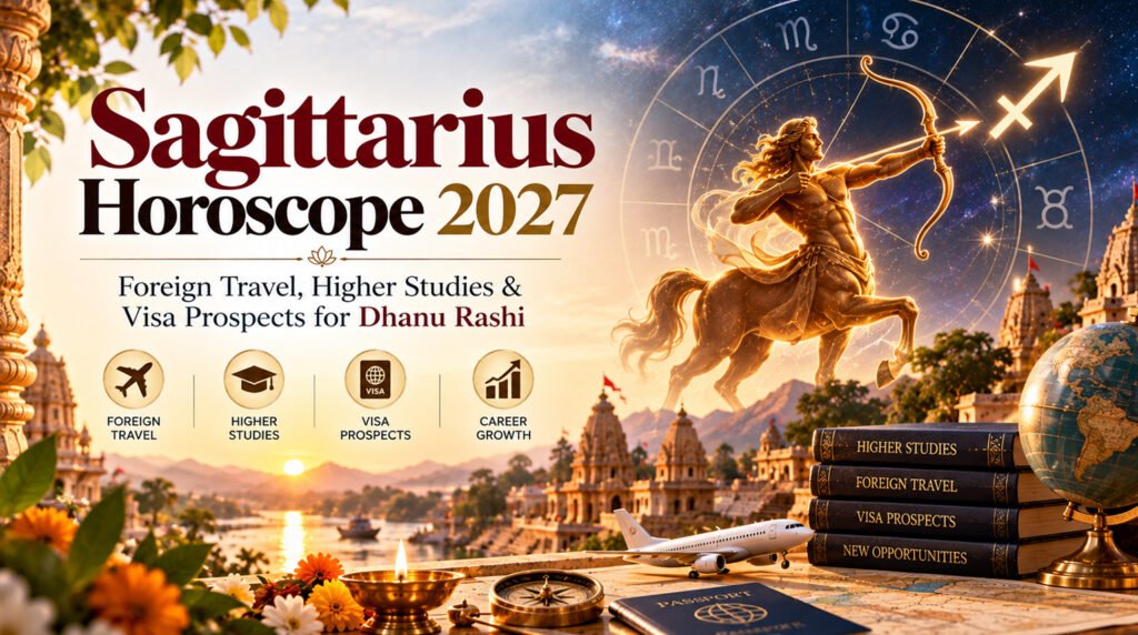 Sagittarius Horoscope 2027: Foreign Travel, Higher Studies & Visa Prospects for Dhanu Rashi