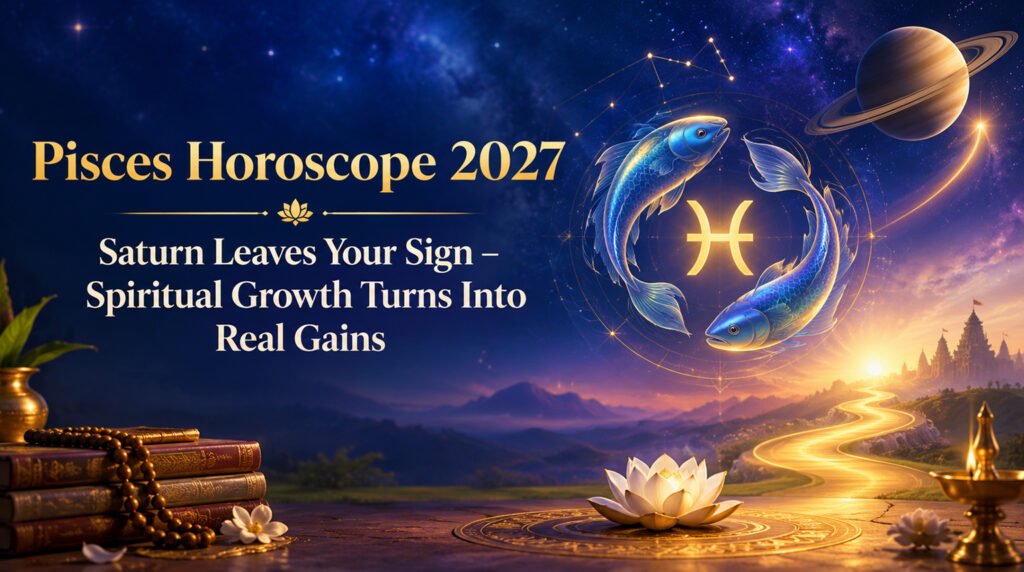 Pisces Horoscope 2027: Saturn Leaves Your Sign - Spiritual Growth Turns Into Real Gains