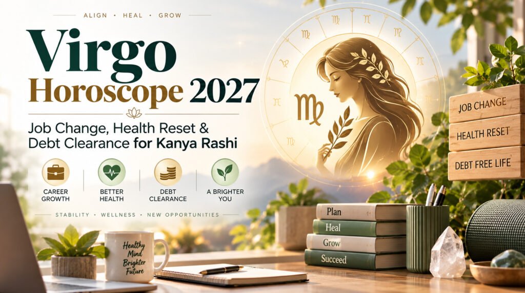 Virgo Horoscope 2027: Job Change, Health Reset & Debt Clearance for Kanya Rashi Virgo Horoscope 2027: Job Change, Health Reset & Debt Clearance for Kanya Rashi