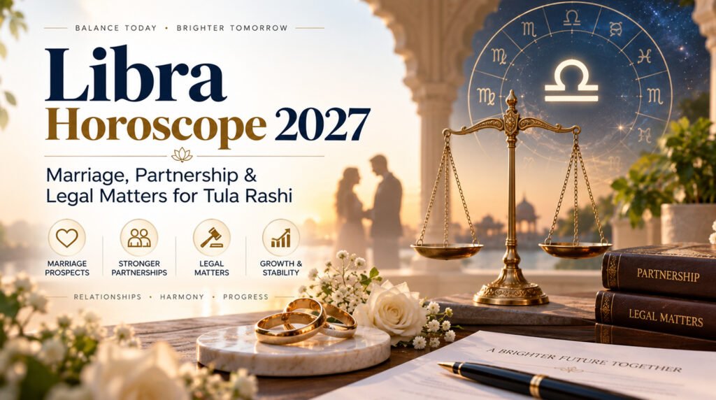 Libra Horoscope 2027: Marriage, Partnership & Legal Matters for Tula Rashi Libra Horoscope 2027: Marriage, Partnership & Legal Matters for Tula Rashi