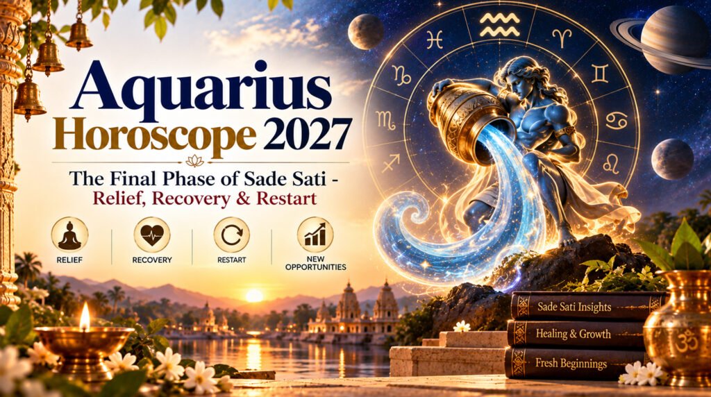Aquarius Horoscope 2027: The Final Phase of Sade Sati - Relief, Recovery & Restart Aquarius Horoscope 2027: The Final Phase of Sade Sati - Relief, Recovery & Restart