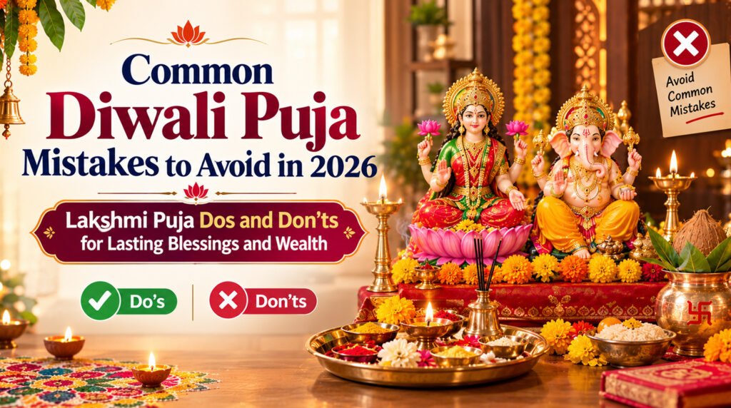 Common Diwali Puja Mistakes to Avoid in 2026: Lakshmi Puja Dos and Don'ts for Lasting Blessings and Wealth