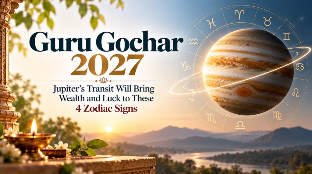 Guru Gochar 2027: Jupiter's Transit Will Bring Wealth and Luck to These 4 Zodiac Signs Guru Gochar 2027: Jupiter's Transit Will Bring Wealth and Luck to These 4 Zodiac Signs
