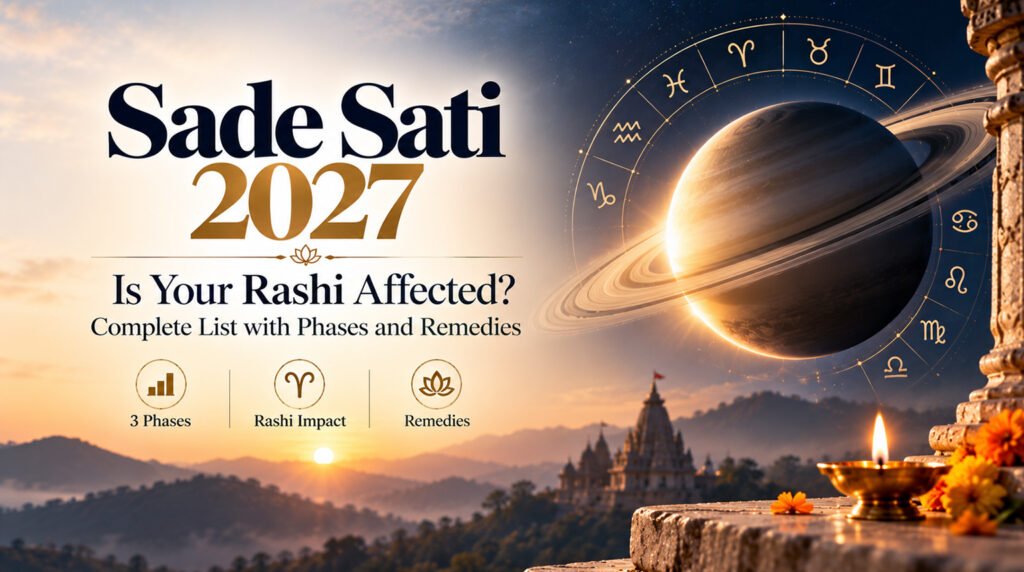 Sade Sati 2027: Is Your Rashi Affected? Complete List with Phases and Remedies