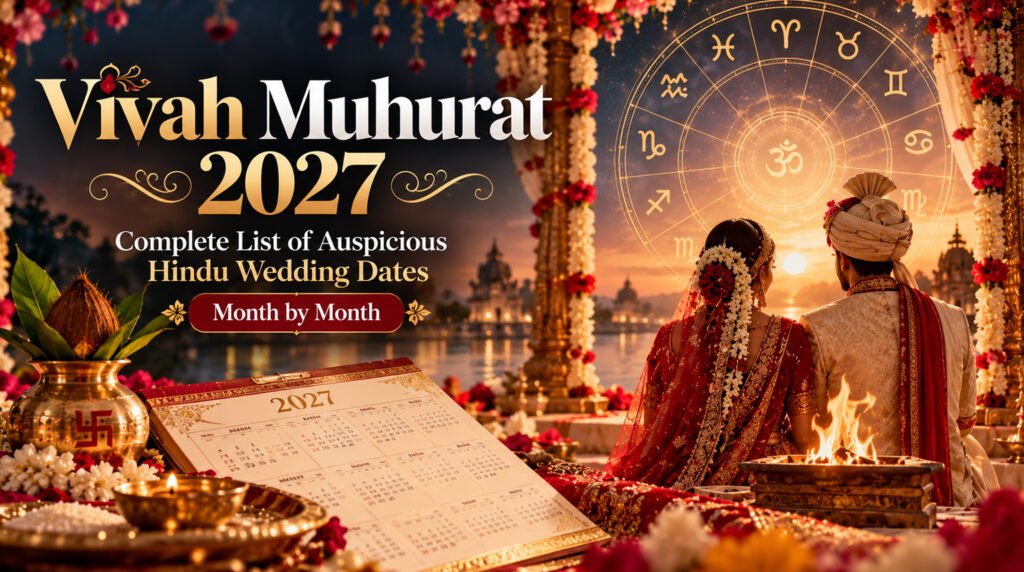 Vivah Muhurat 2027: Complete List of Auspicious Hindu Wedding Dates Month by Month Vivah Muhurat 2027: Complete List of Auspicious Hindu Wedding Dates Month by Month