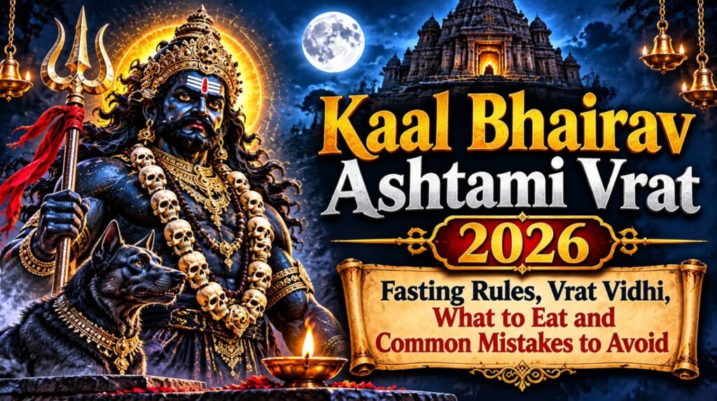 Kaal Bhairav Ashtami Vrat 2026: Fasting Rules, Vrat Vidhi, What to Eat and Common Mistakes to Avoid