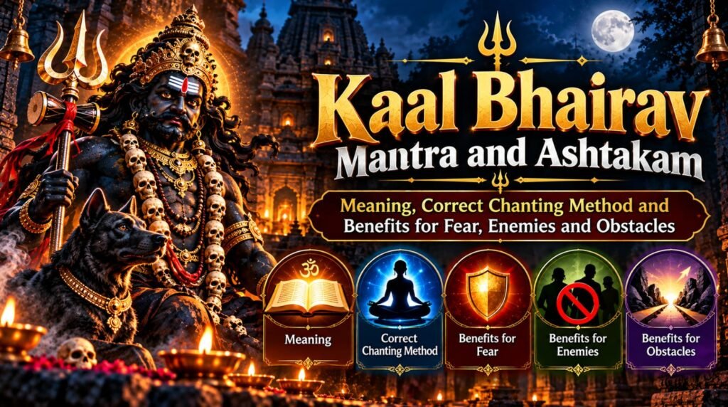 Kaal Bhairav Mantra and Ashtakam: Meaning, Correct Chanting Method and Benefits for Fear, Enemies and Obstacles